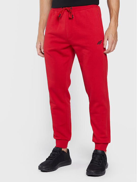 Sweatpants with Elastic Red