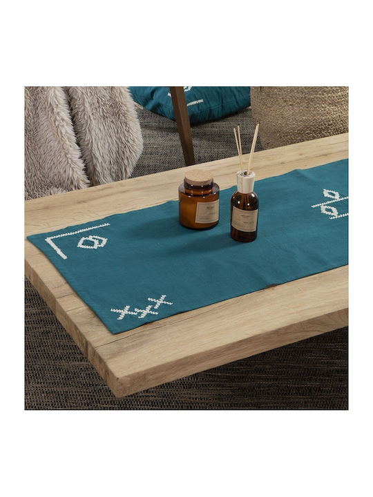 Nef-Nef Homeware Läufer Laoura Petrol 45x150cm