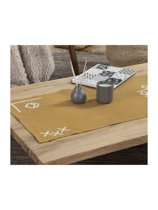 Nef-Nef Homeware Läufer Laoura Mustard / Yellow...