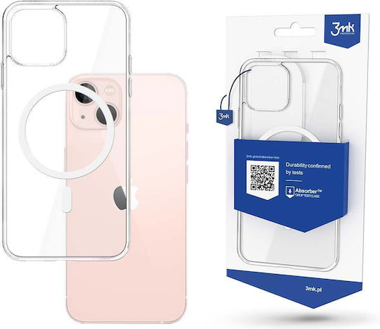 3MK MagCase Umschlag Rückseite Silikon 1.5mm Transparent (iPhone 14 Plus)