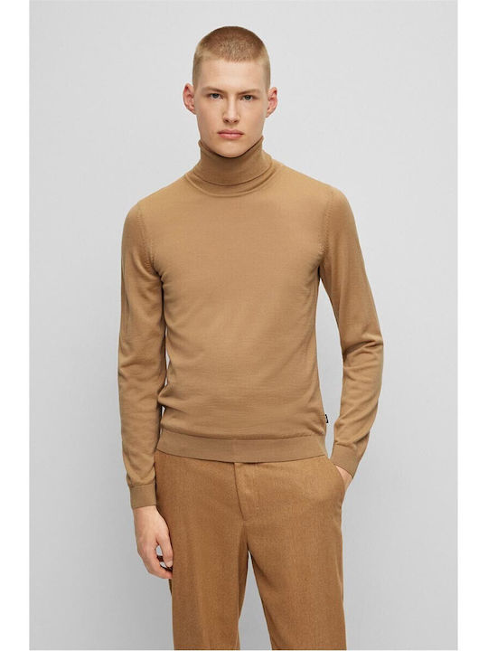 Boss Musso Langarm-Pullover Beige