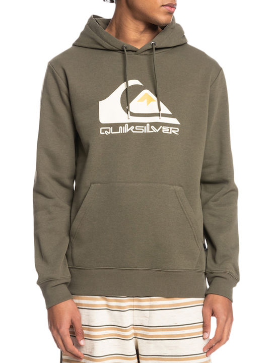 Quiksilver Big Logo Hanorac cu Glugă Kaki