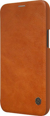 Nillkin Qin Synthetic Leather Book Brown (Poco F4 5G)