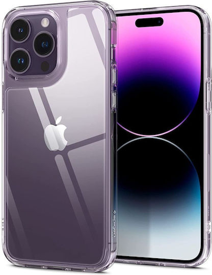 Spigen Quartz Hybrid Back Cover Σιλικόνης Crystal Clear (iPhone 14 Pro)