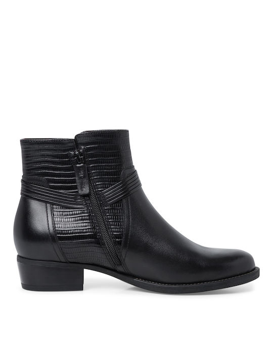 Tamaris Leather Women's Ankle Boots Black