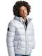 M D3 Winter Jacket Puffer Waterproof Light Blue