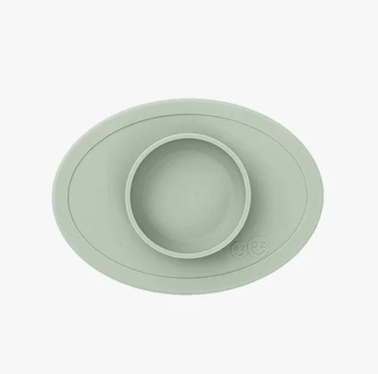Ezpz Παιδικό Πιάτο Φαγητού από Σιλικόνη Tiny Bowl Πράσινο