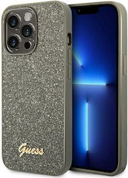 Guess Glitter Flakes Script Metal Logo Back Cov...