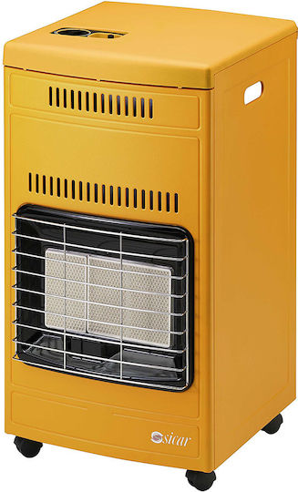 Sicar Euro 90 Керамична Индор Газови Отоплители 4200W Жълт 40.5x44.5x77см