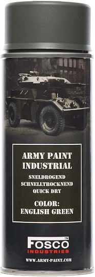 Fosco Industries Spray Farbe Army Paint mit Matt Effekt Green Englisch Grün 400ml