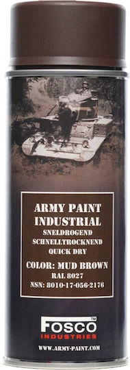 Fosco Industries Σπρέι Βαφής Army Paint με Ματ Εφέ Καφέ Mud Brown 400ml