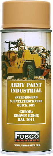 Fosco Industries Spray Paint Army Paint with Metallic Effect Brown 1011 400ml