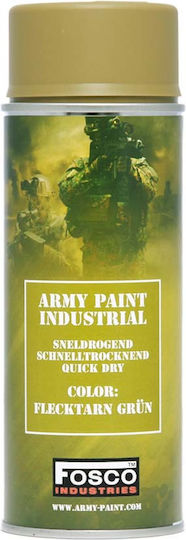 Fosco Industries Spray Paint Army Paint with Matt Effect Yellow Flectarn Grun 400ml