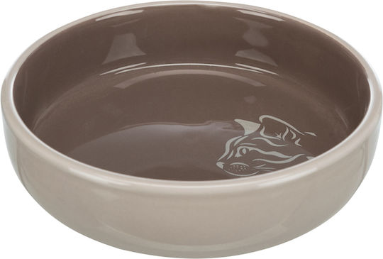 Trixie Ceramic Κεραμικό Πιάτο Φαγητού & Νερού για Γάτα 300ml 15εκ.