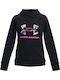 Kids Sweatshirt with Hood and Pockets Black Rival