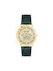 Juicy Couture Watch with Green Leather Strap