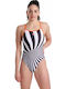 Crazy Boost Athletic One-Piece Swimsuit Black