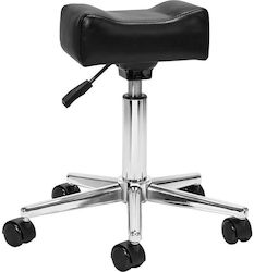 UpLac Wheeled Footstool Black