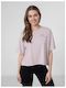 4F Women's Oversized T-shirt Lilacc