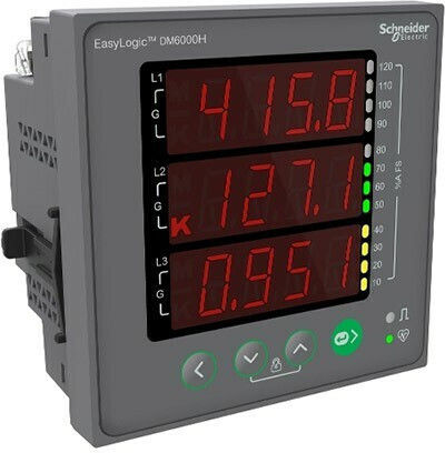 Schneider Electric Мултифункционална спортна зала Електрически панелни метри METSEDM6000HCL10NC
