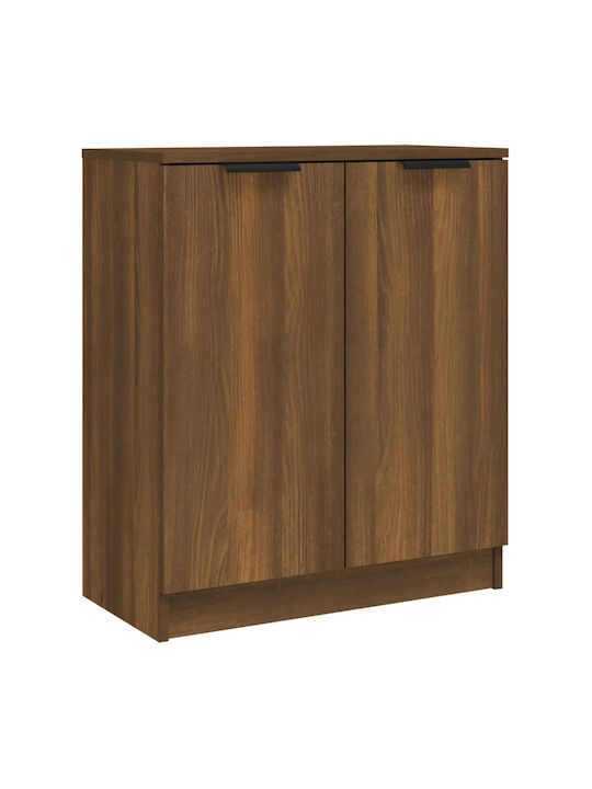 Sideboard Wooden Καφέ Δρυς 60x30x70cm