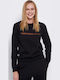Long Women's Sweatshirt Black