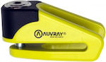 Auvray Bd210 Κλειδαριά Δισκόφρενου Μοτοσυκλέτας με Διάμετρο Πείρου 10mm Κίτρινο Χρώμα