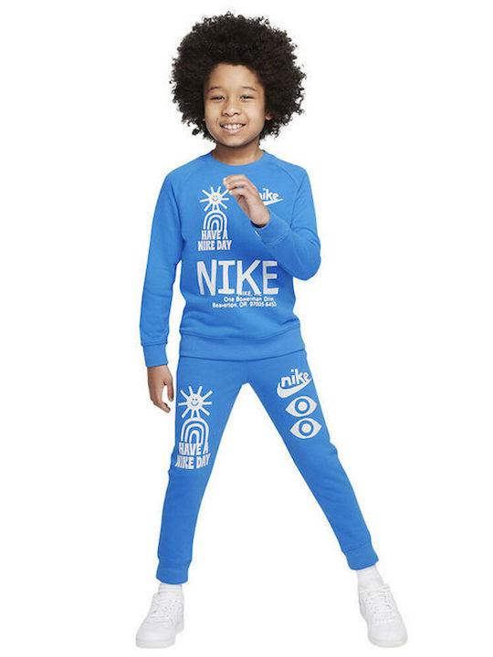 Nike Παιδικό Σετ Φόρμας Μπλε 2τμχ