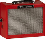 Fender Mini Deluxe Mini Ενισχυτής Ηλεκτρικής Κιθάρας 1 x 2" 2W Κόκκινος