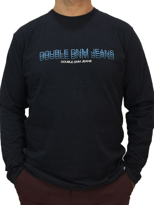 Double T-Shirt Marineblau