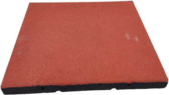 Doorado Boden Bodenbelag für Turnhallengeräte Fitnessstudio Rot 50x50x4cm 1Stück