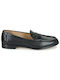 Ralph Lauren Leather Women's Moccasins in Black Color