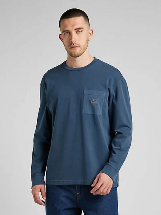 Lee Herren Langarmshirt Blau