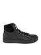 Leder Herrenstiefel Schwarz
