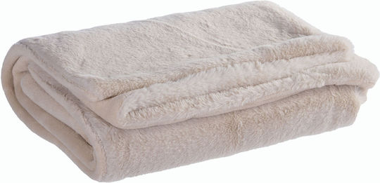 Nef-Nef Homeware Κουβέρτα Αγκαλιάς & Λίκνου Rabbit Hug Μπεζ 80x110εκ.