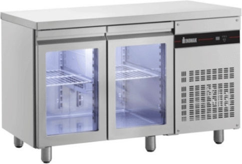 Inomak Commercial Refrigerator 270lt with 2 Doors 0/+10°C L134xD60xH88cm
