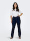 Sally Hoch tailliert Damenjeans Schlaghose in Enger Passform