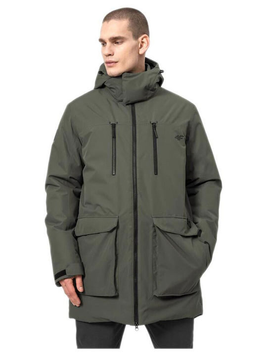 4F Winter Jacke Parka Khaki