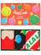 Happy Socks Time For Holiday Дамски Коледни Чорапи Red/Black 3Пакет