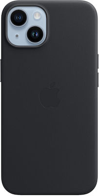 Apple Leather Case with MagSafe Umschlag Rückseite Leder Midnight (iPhone 14) MPP43ZM/A