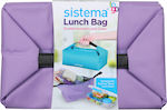 Sistema Insulated Bag Handbag Bento Cooler 4 liters Purple