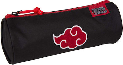 Naruto Cloud Pencil Case Barrel with 1 Compartment Black