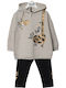 Kids' Set with Leggings Winter 2pcs Gray