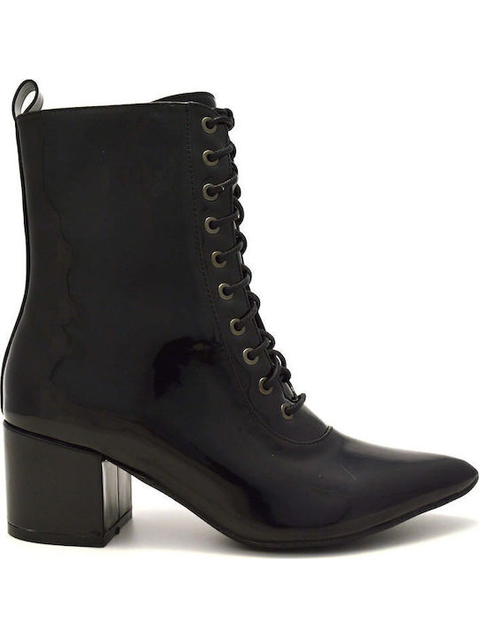 Envie Shoes Stiefeletten Damen aus Lackleder Sc...