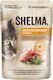 Shelma Sterilised Wet Food for Young Cats in Pouches with Chicken Grain-Free 85gr