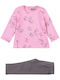 Kinderbekleidungssets mit Leggings Winter 2 Stück Rosa