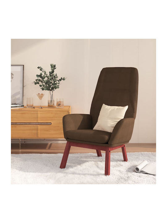 Ohrensessel Braun 70x77x94cm