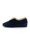 Medies C24 Closed-Back Women's Slippers with Fur In Blue Colour
