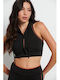 Women's Sports Bra without Padding Black