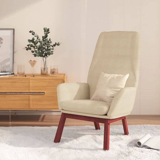 Μπερζέρα 70x77x94cm Κρεμ Μπερζέρα 70x77x94cm Κρεμ